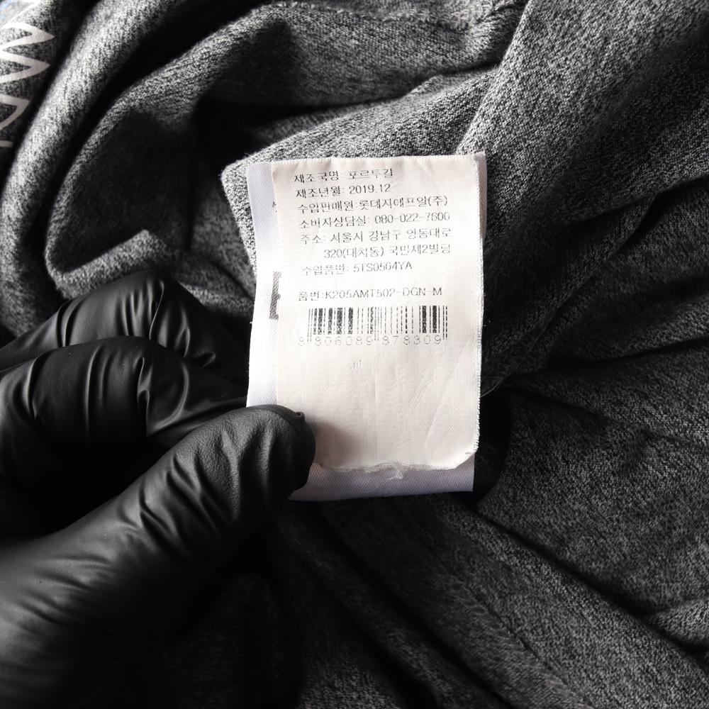 겐조 그레이 보카시 로고 프린팅 반팔 크루넥 티셔츠 상세 이미지 7