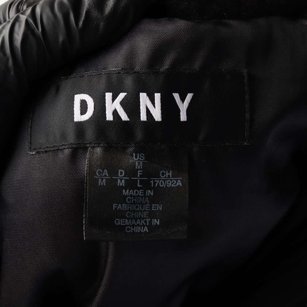 DKNY디케이엔와이 블랙 후디 푸퍼 숏 패딩 점퍼 상세 이미지 6
