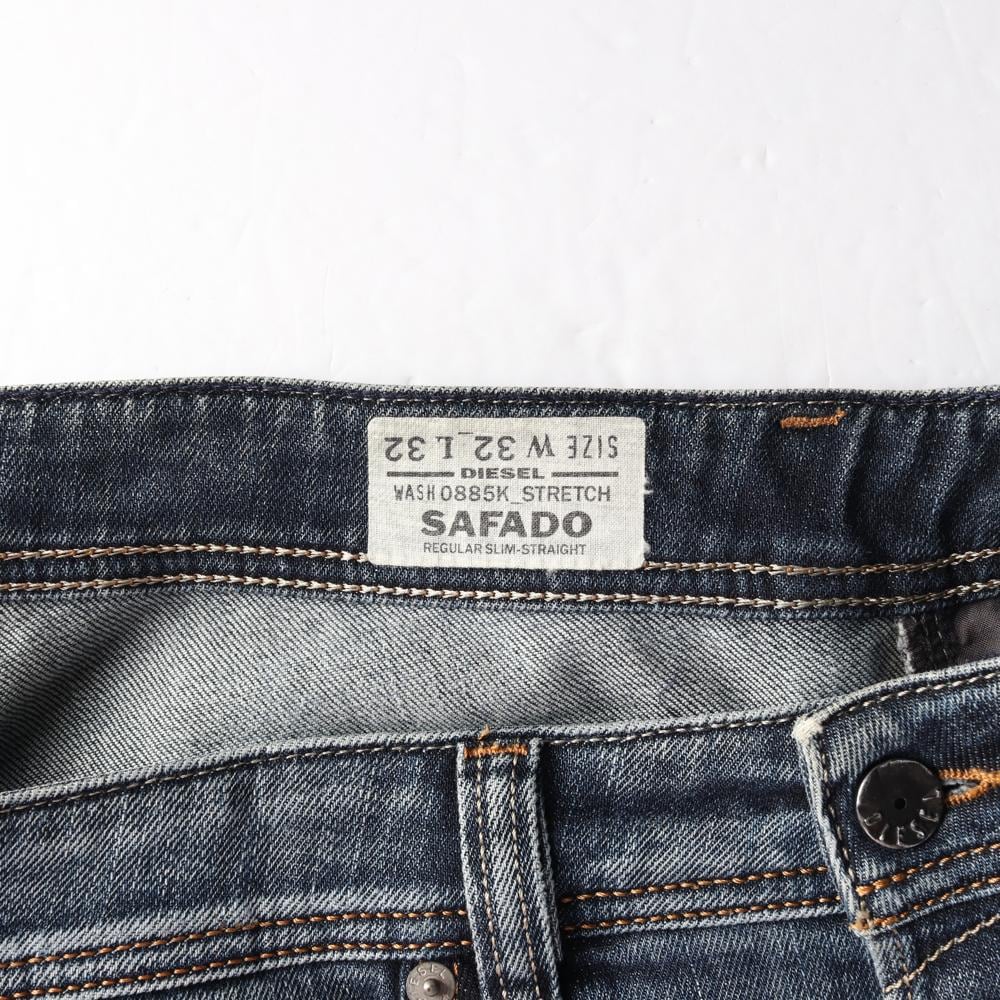 디젤 SAFADO 사파도 W32L32 워싱 데님 진 청바지 상세 이미지 6