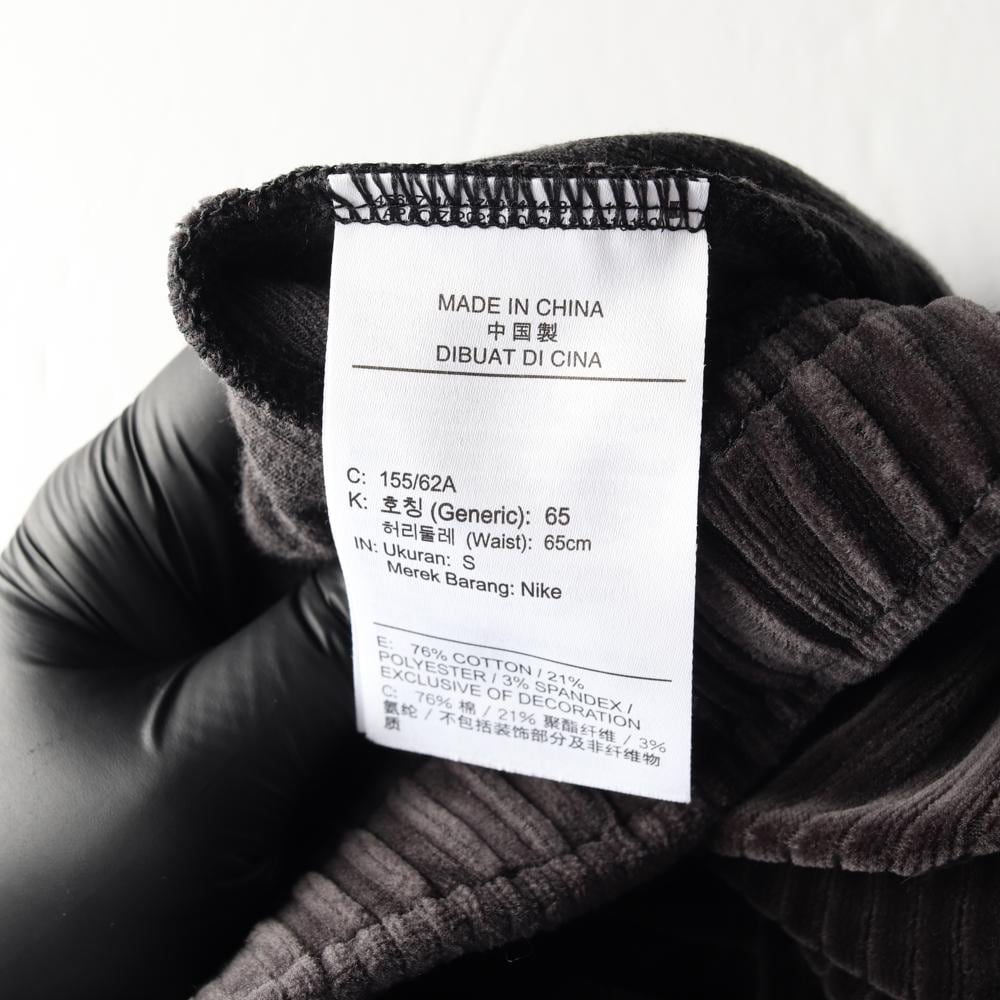 나이키 24FW 벨루어 하이웨이스트 와이드핏 레그 팬츠 바지 상세 이미지 7