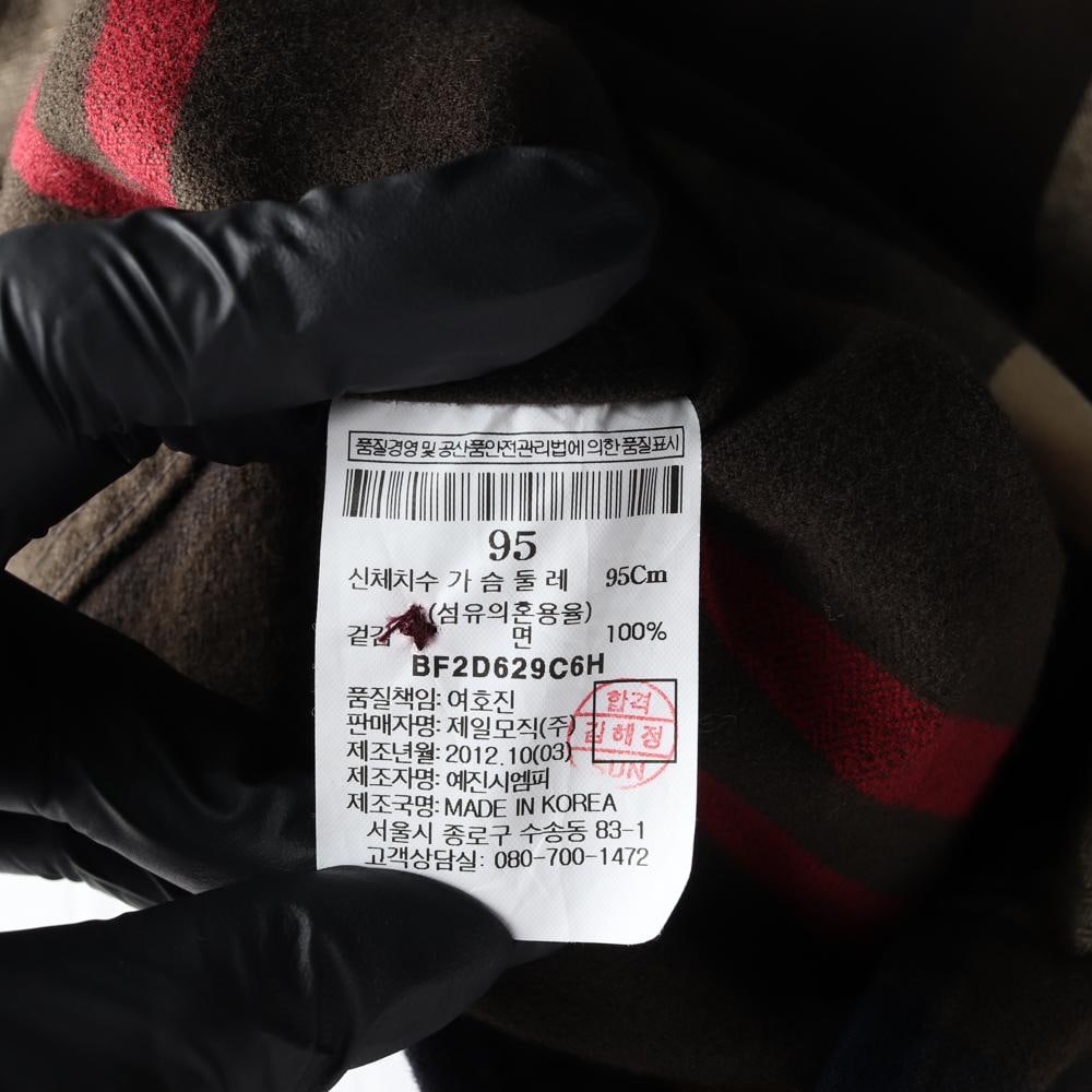 빈폴 카키브라운 체크 긴팔 셔츠 이미지 6