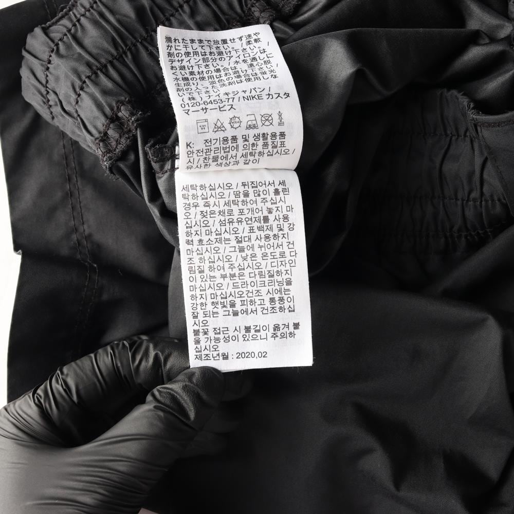 나이키 블랙 스우시 밴딩 쇼츠 나일론 반바지 팬츠 상세 이미지 7
