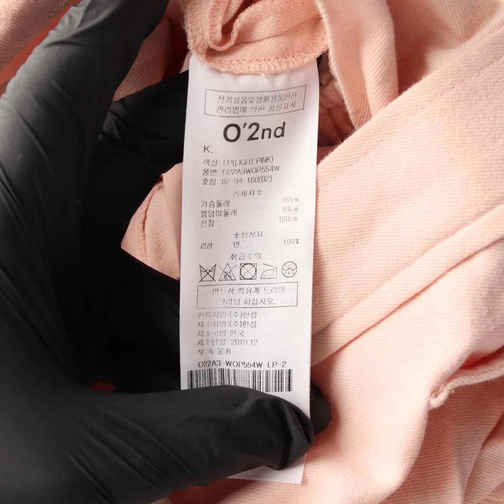 오즈세컨 핑크 반팔 워크수트 점프수트 이미지 7