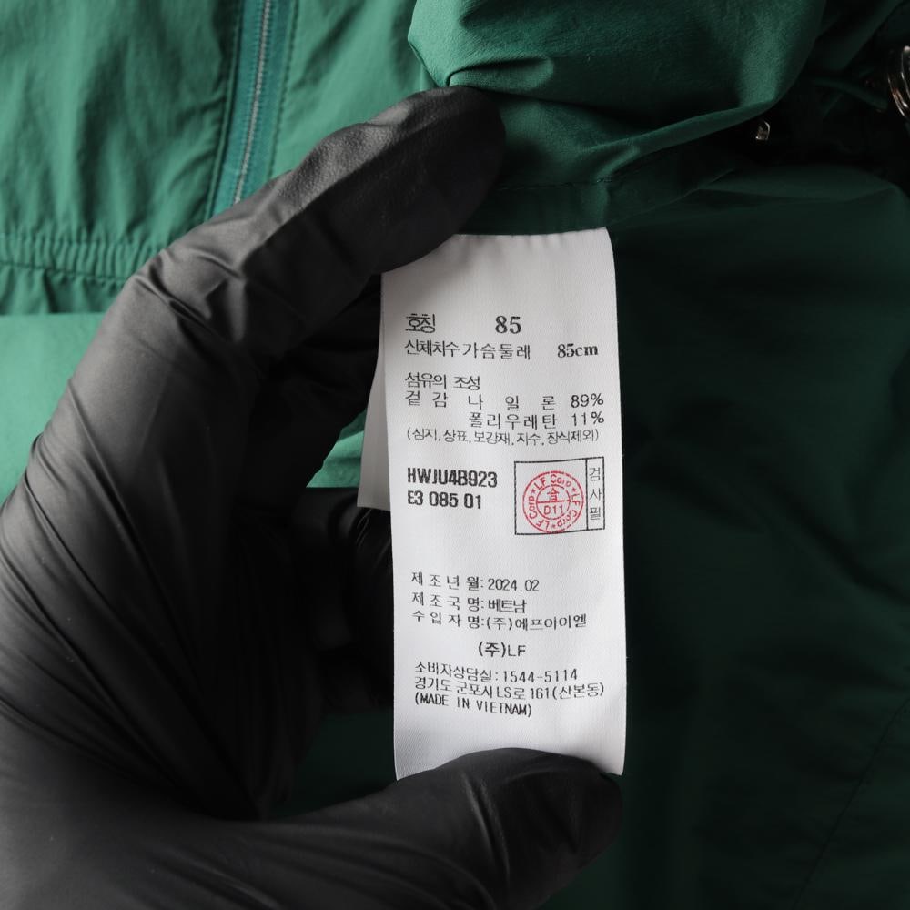 헤지스 골프 로고 그린 하프집업 반팔 카라티 폴로 티셔츠 이미지 6