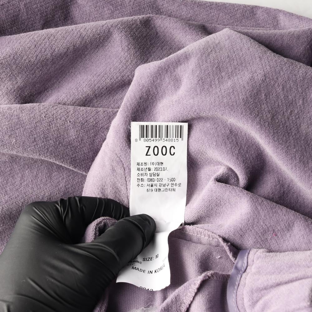 ZOOC주크 라벤더 와이드 벌룬 뒷밴딩 바지 팬츠 상세 이미지 8
