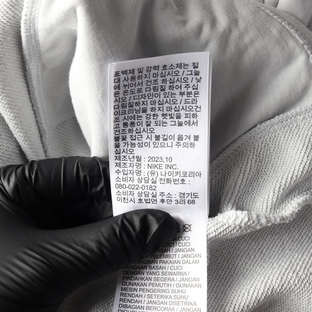나이키 키즈 연그레이 핑크 바람막이 후드 집업 셋업 이미지 7
