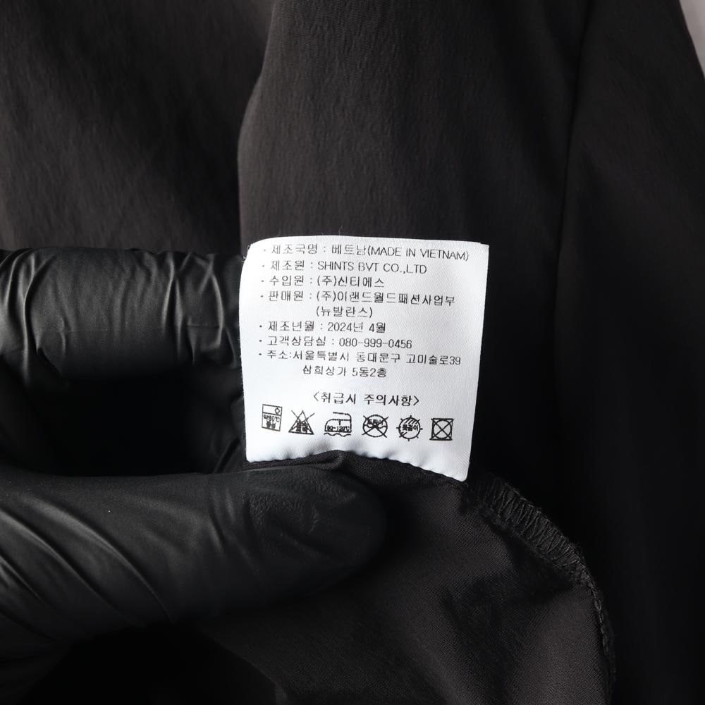 뉴발란스 블랙 오버핏 반팔 카라티 스포츠 폴로 티셔츠 이미지 7