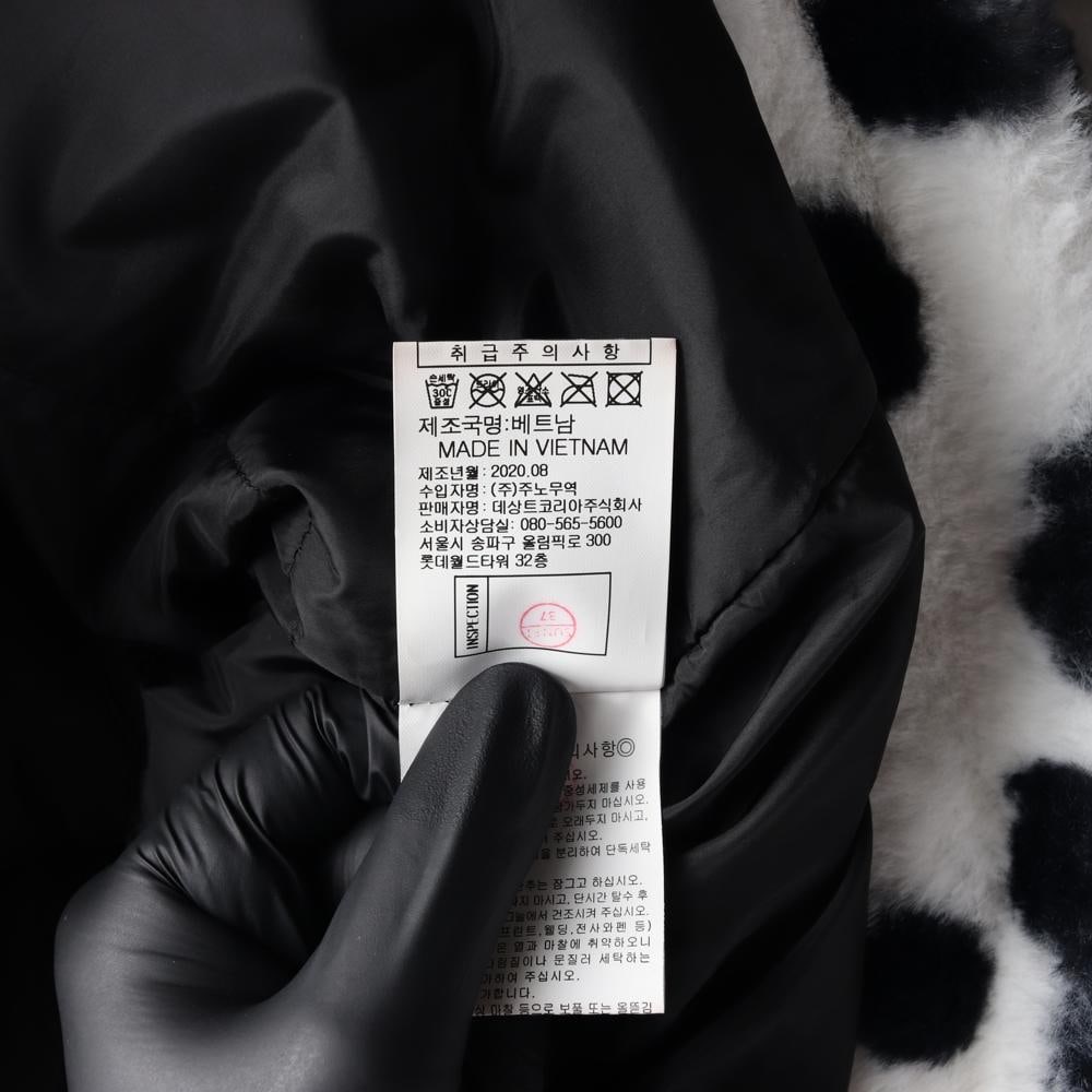 르꼬끄 화이트 달마시안 집업 퍼 자켓 재킷 모피코트 이미지 8