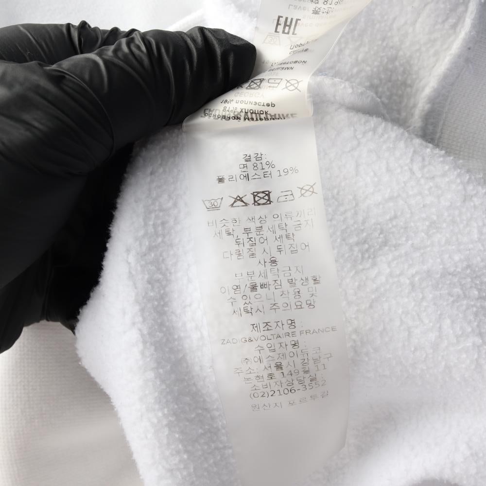 쟈딕앤볼테르 화이트 Georgy Photoprint 기모 후디 후드티 이미지 6