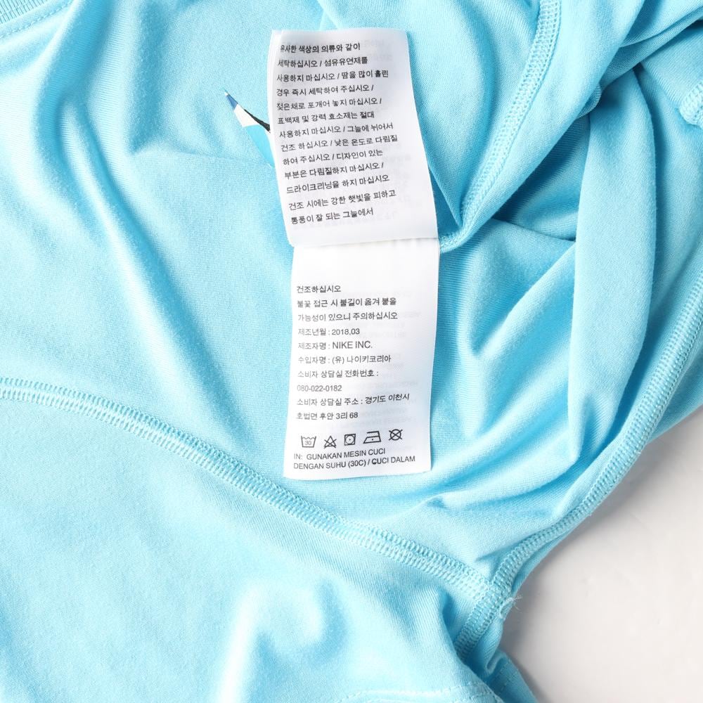 나이키 스카이블루 드라이핏 스우시 반팔 티셔츠 상세 이미지 7
