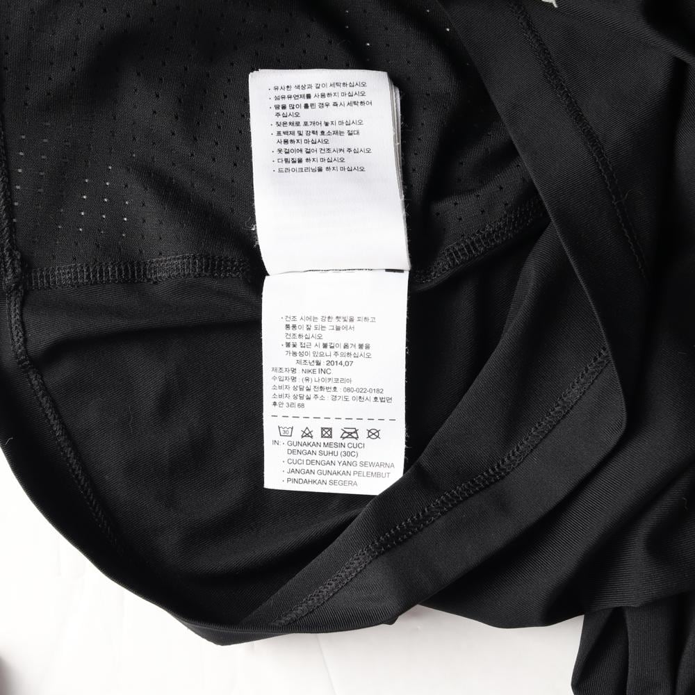 나이키 블랙 드라이핏 하이퍼쿨 핑거홀 긴팔 티셔츠 상세 이미지 8