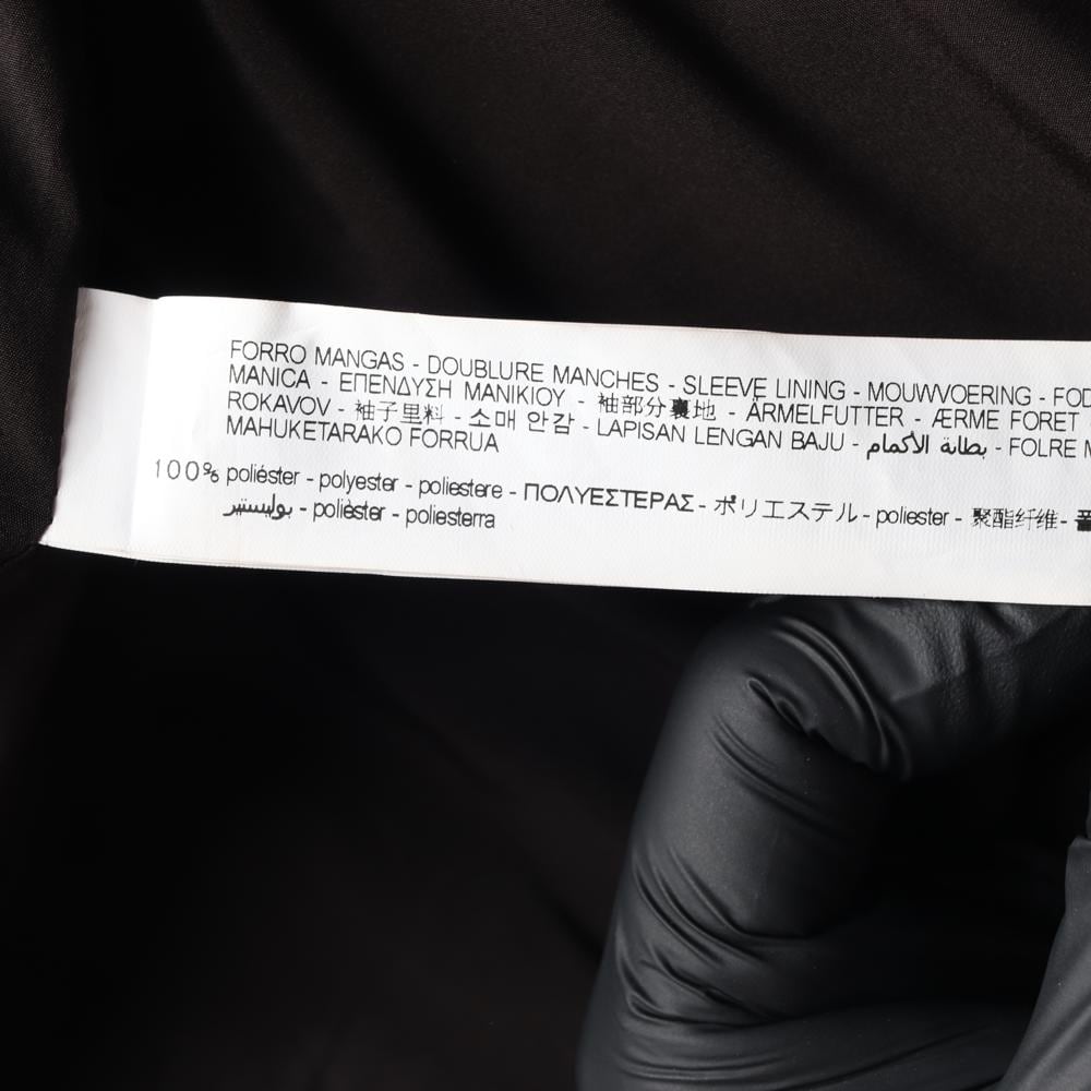 자라 블랙 에코레더 라이더 바이커 자켓 가죽재킷 상세 이미지 6