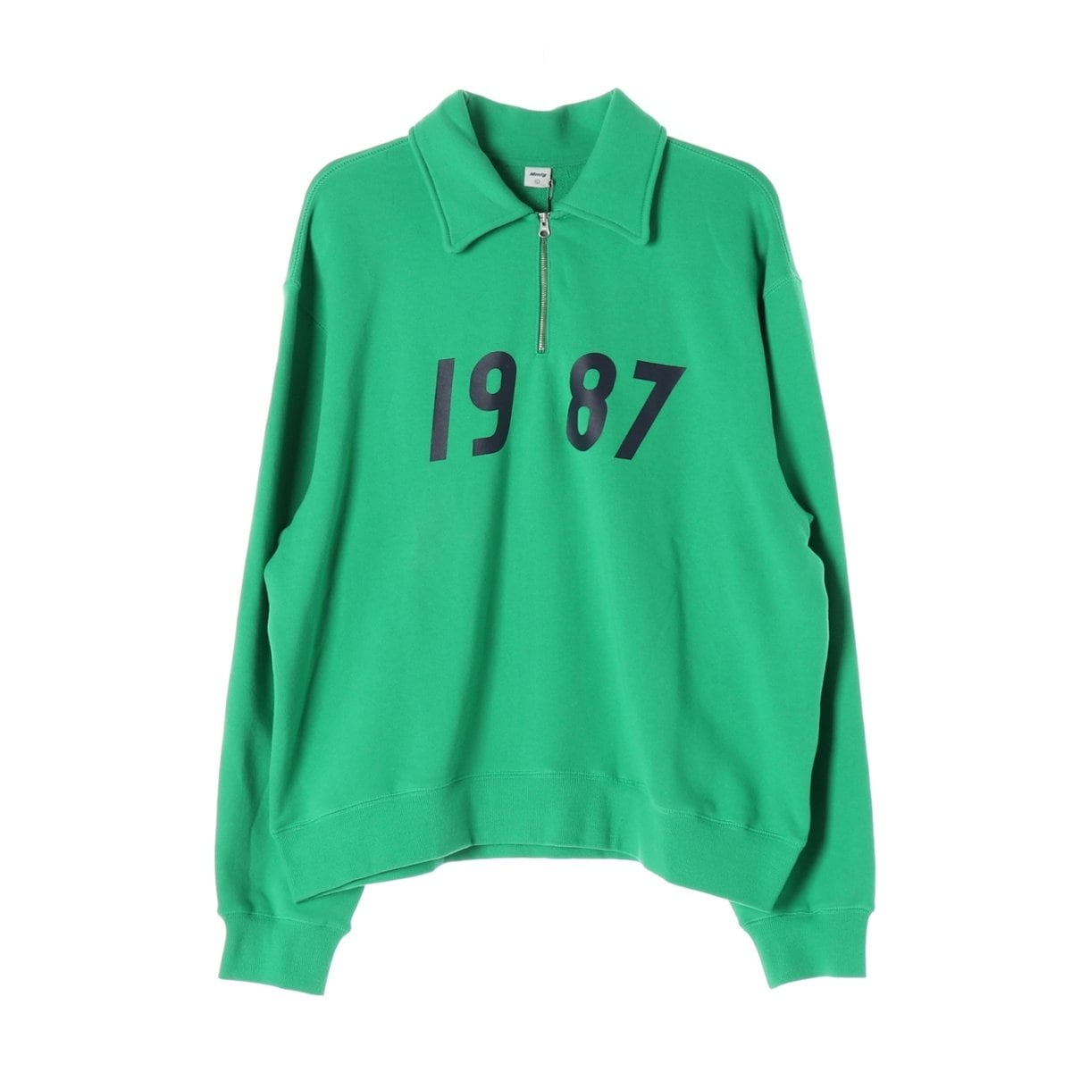 Mmlg엠엠엘지 그린 1987 하프집업 카라 맨투맨 상세 이미지 1