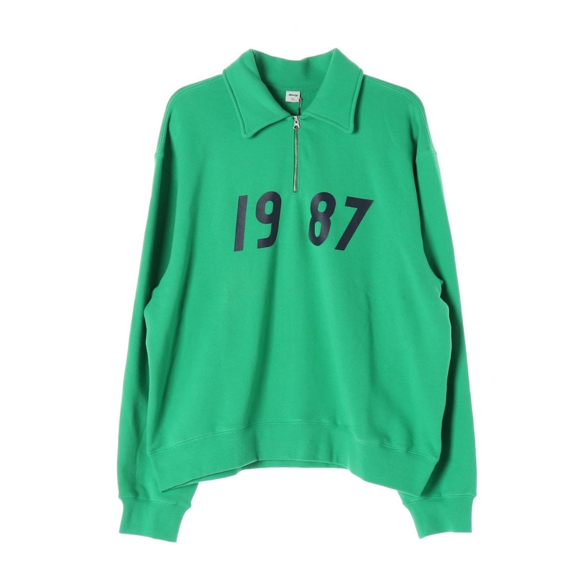 Mmlg엠엠엘지 그린 1987 하프집업 카라 맨투맨 이미지 1