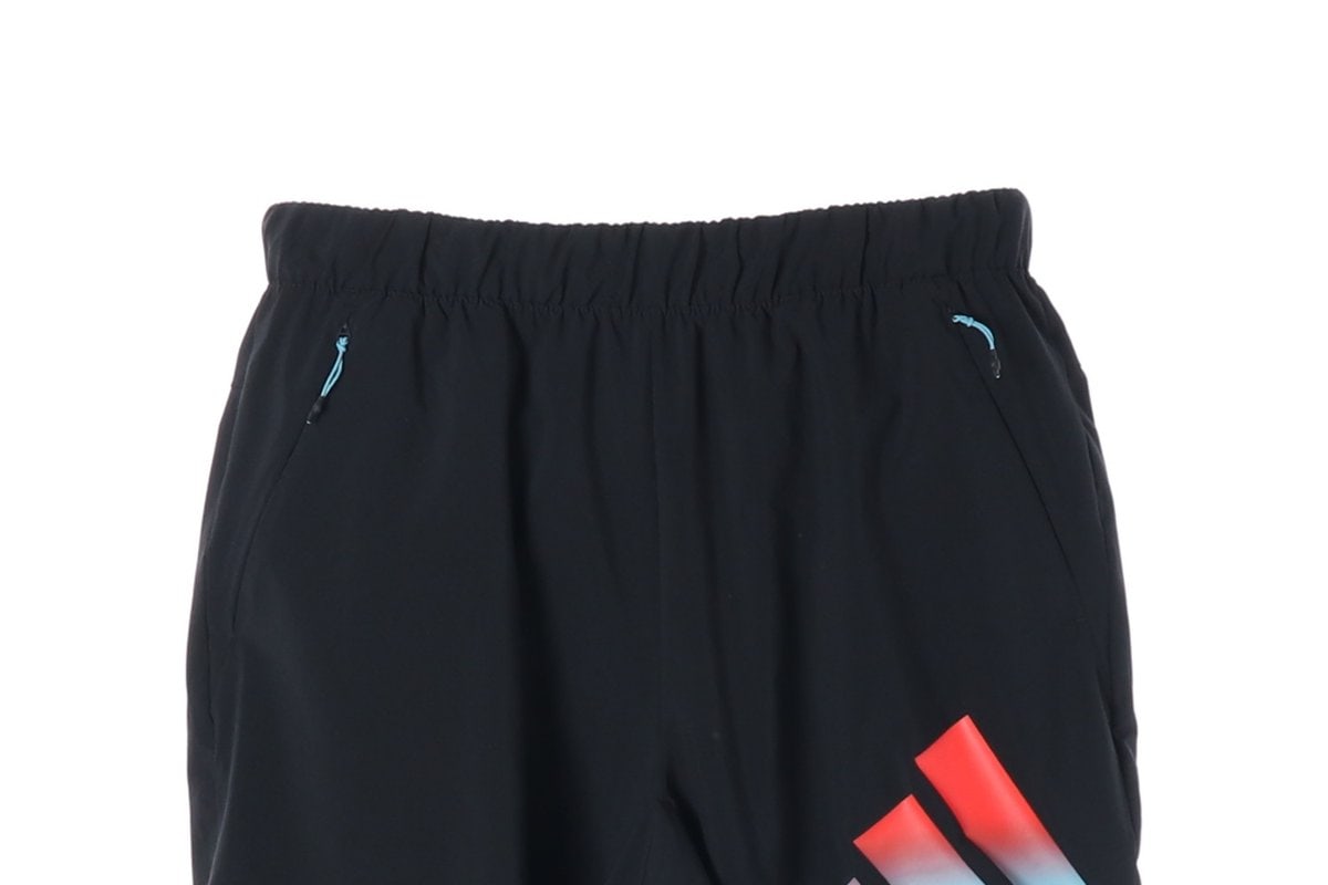 아디다스 블랙 그라데이션 삼선 쇼츠 밴딩 반바지 이미지 2