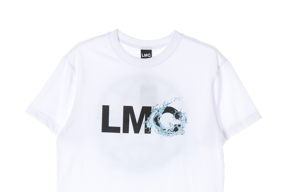 LMC 엘엠씨 화이트 워터 스플래쉬 로고 반팔 티셔츠 상세 이미지 2