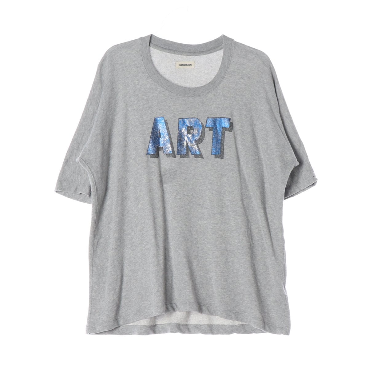 쟈딕앤볼테르 멜란지그레이 ART 반팔 티셔츠 상세 이미지 1
