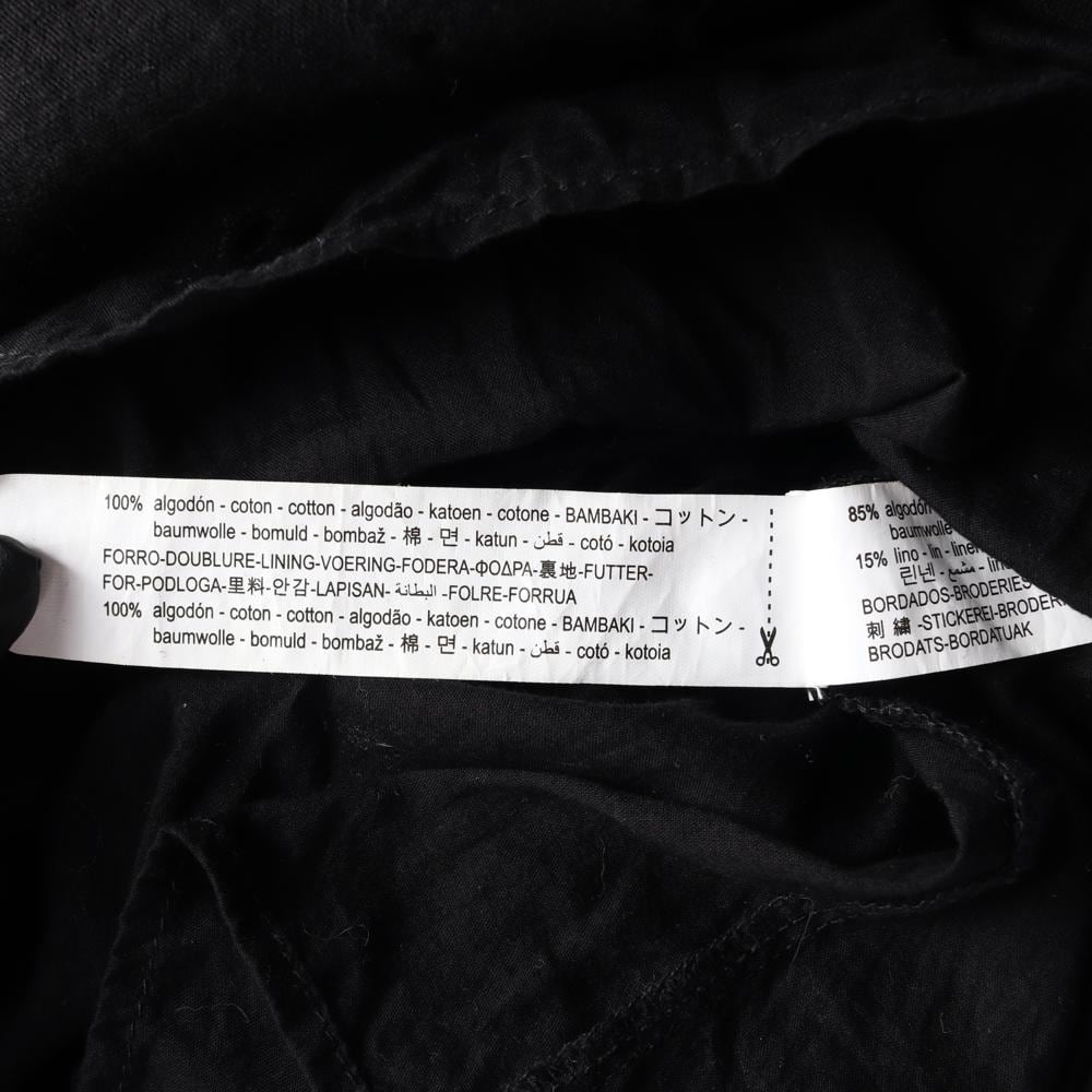 자라 블랙 레이스 아일렛 긴팔 롱 셔츠원피스 상세 이미지 7