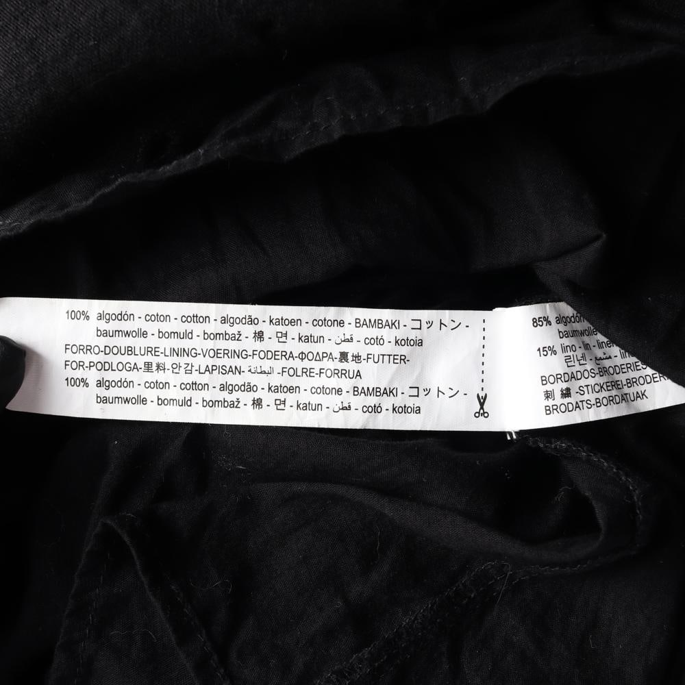 자라 블랙 레이스 아일렛 긴팔 롱 셔츠원피스 이미지 7