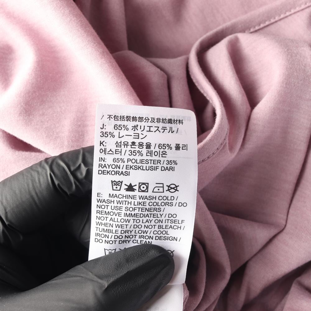 나이키 요가 드라이핏 핑크 루즈핏 반팔 티셔츠 상세 이미지 6