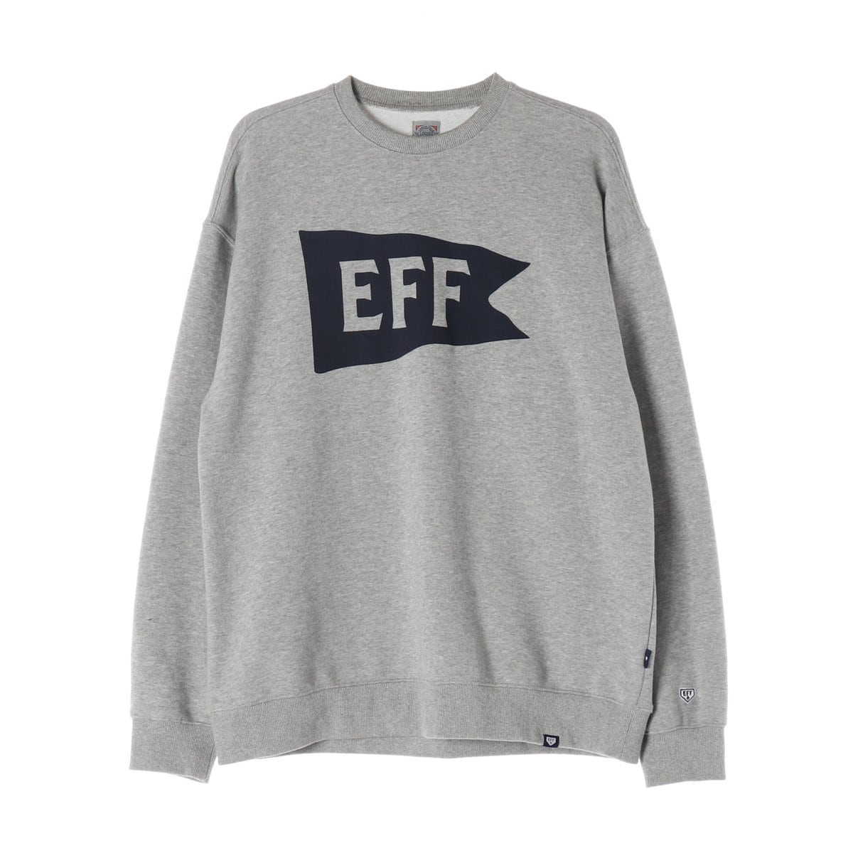 이벳필드 멜란지그레이 EFF 프린팅 맨투맨 스웨트셔츠 상세 이미지 1