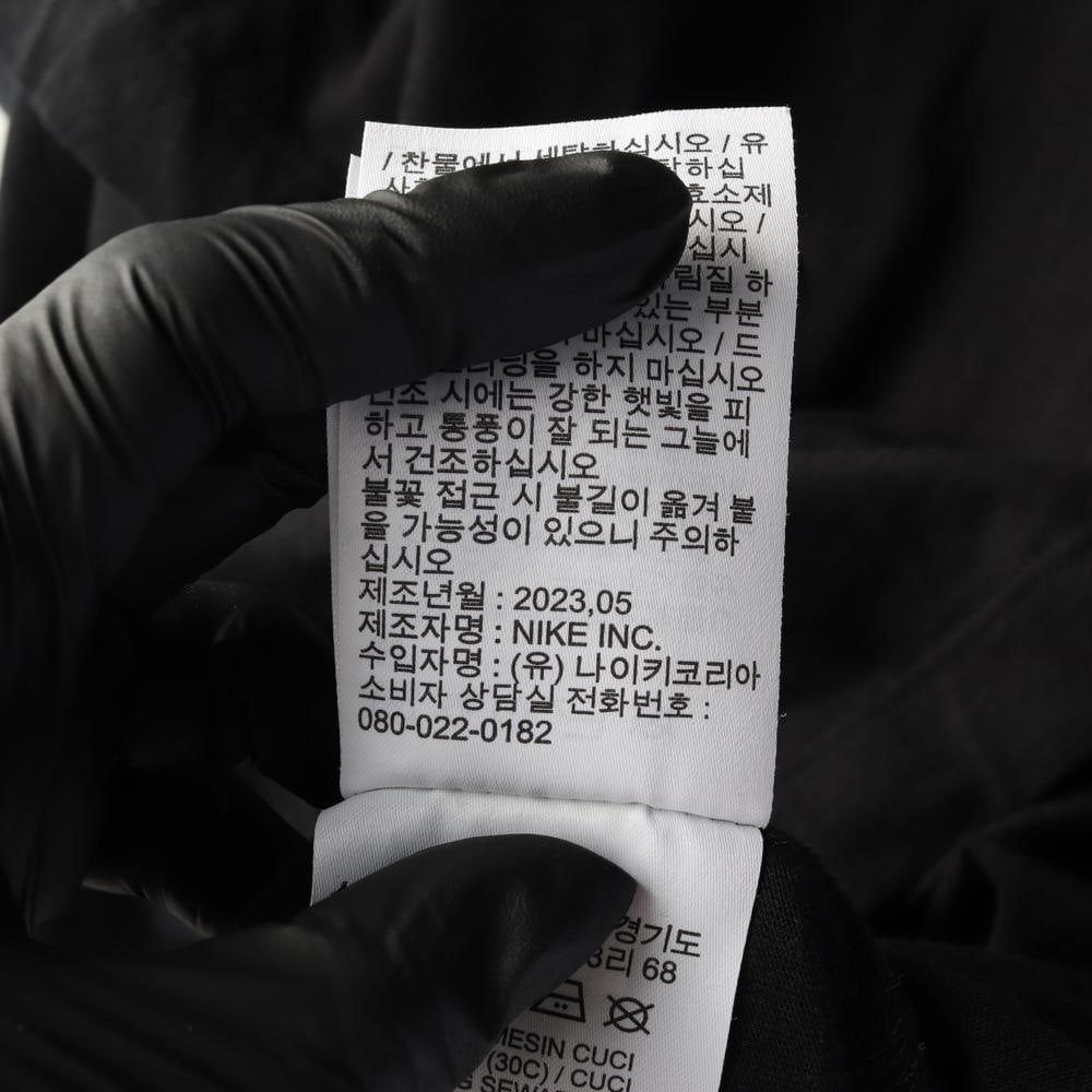 조던 블랙 로고 반팔 크루넥 티셔츠 이미지 7
