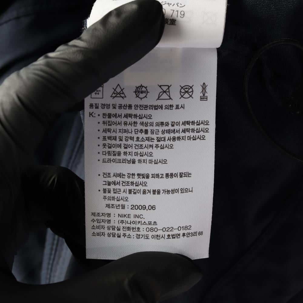 나이키골프 네이비 바람막이 2WAY 집업 점퍼 재킷 상세 이미지 8