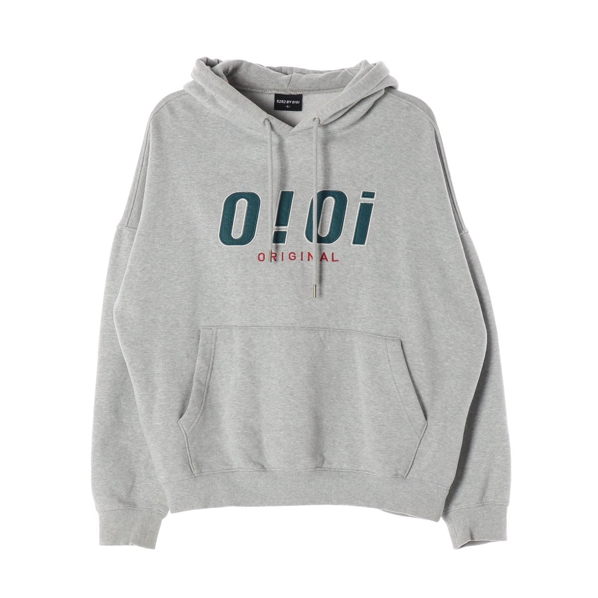 5252 바이 오아이오아이 그레이 OiOi 기모 후디 후드티 상세 이미지 1