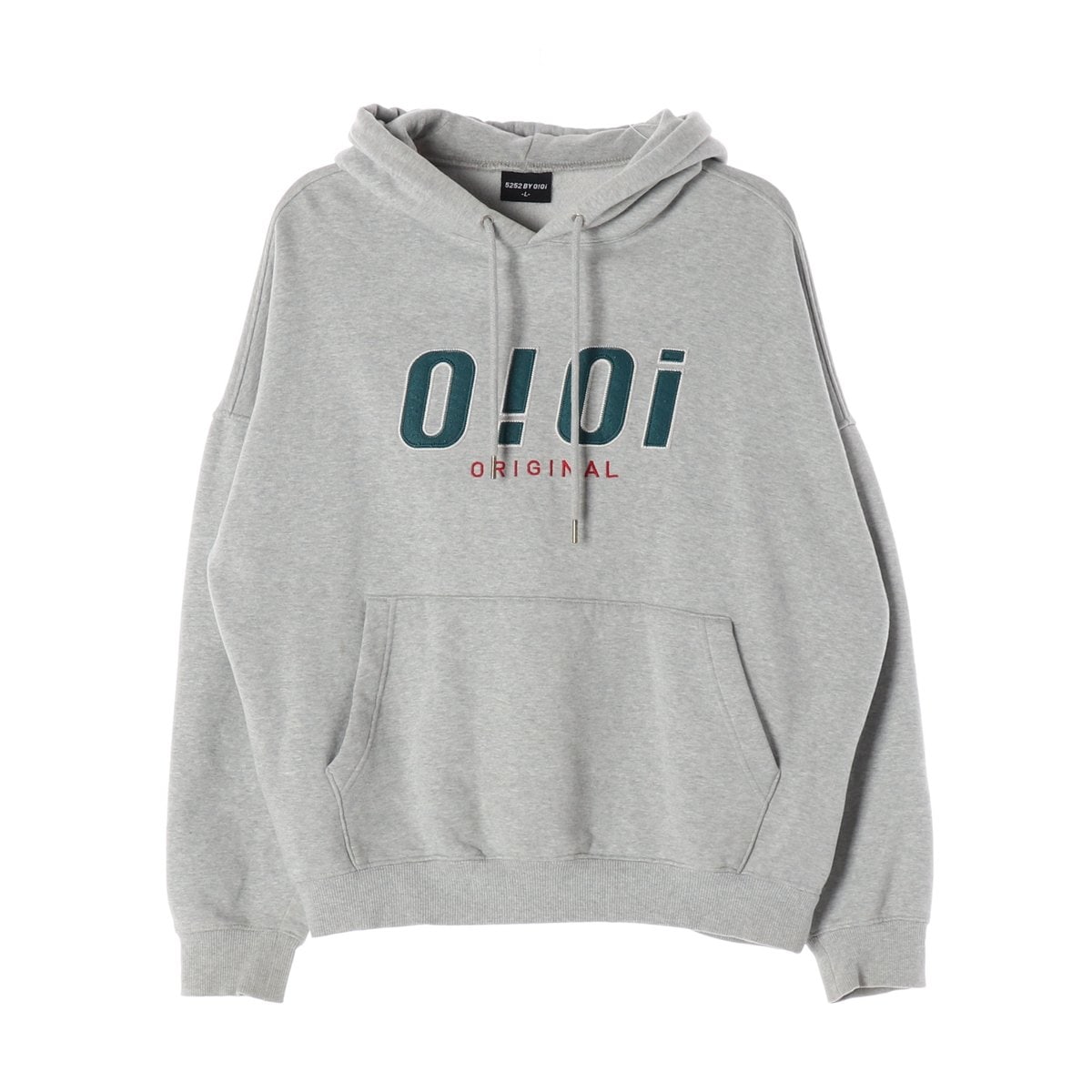 5252 바이 오아이오아이 그레이 OiOi 기모 후디 후드티 이미지 1