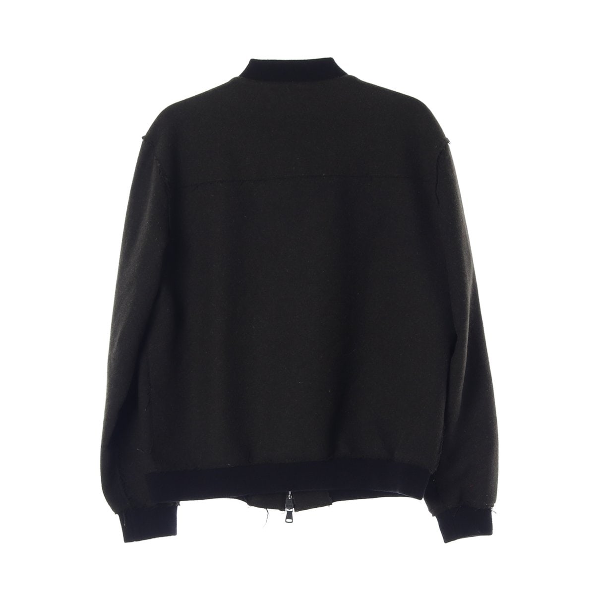 DKNY디케이엔와이 울70% 카키 아웃포켓 블루종 2WAY 집업자켓 이미지 3