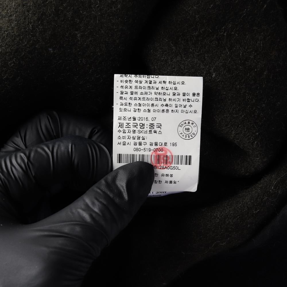 DKNY디케이엔와이 울70% 카키 아웃포켓 블루종 2WAY 집업자켓 이미지 7
