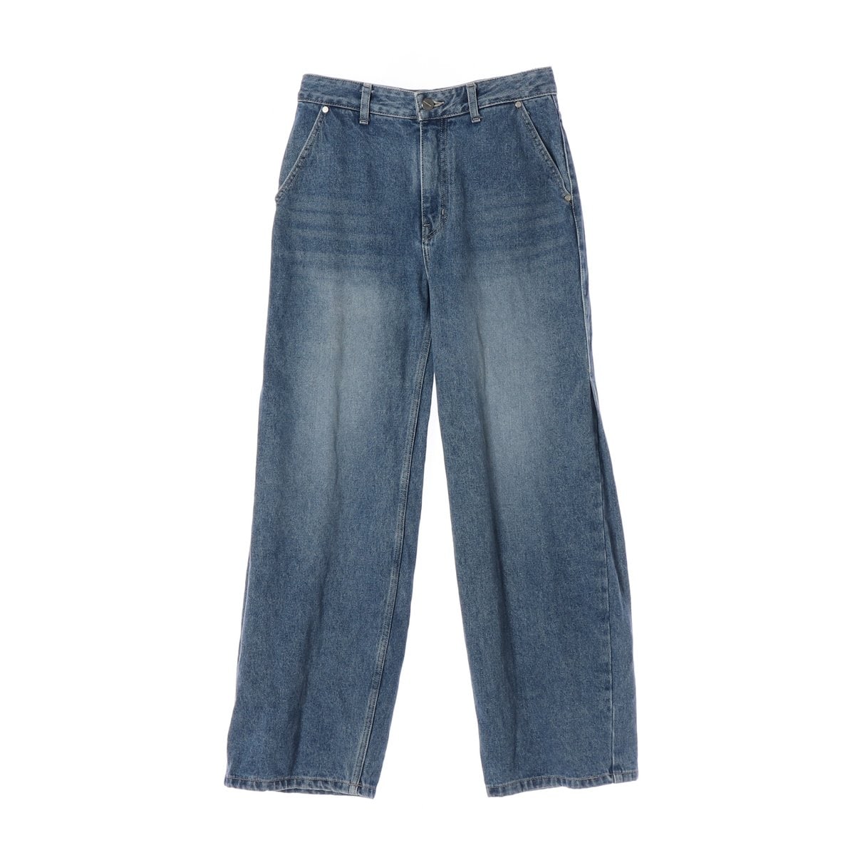 버뮬라 워싱 와이드 데님 진 청바지 이미지 1