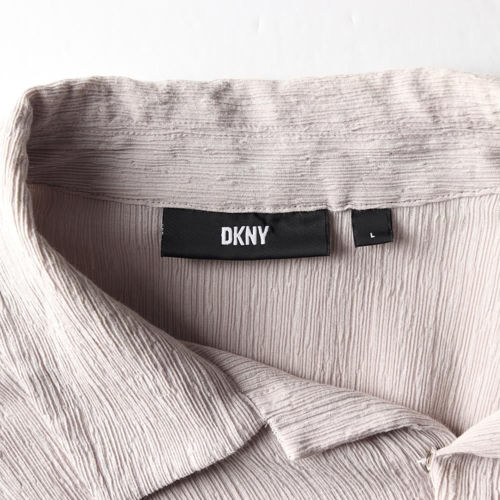 DKNY디케이엔와이 크링클 오픈카라 반팔 카라티 폴로 티셔츠 22SS 상세 이미지 5