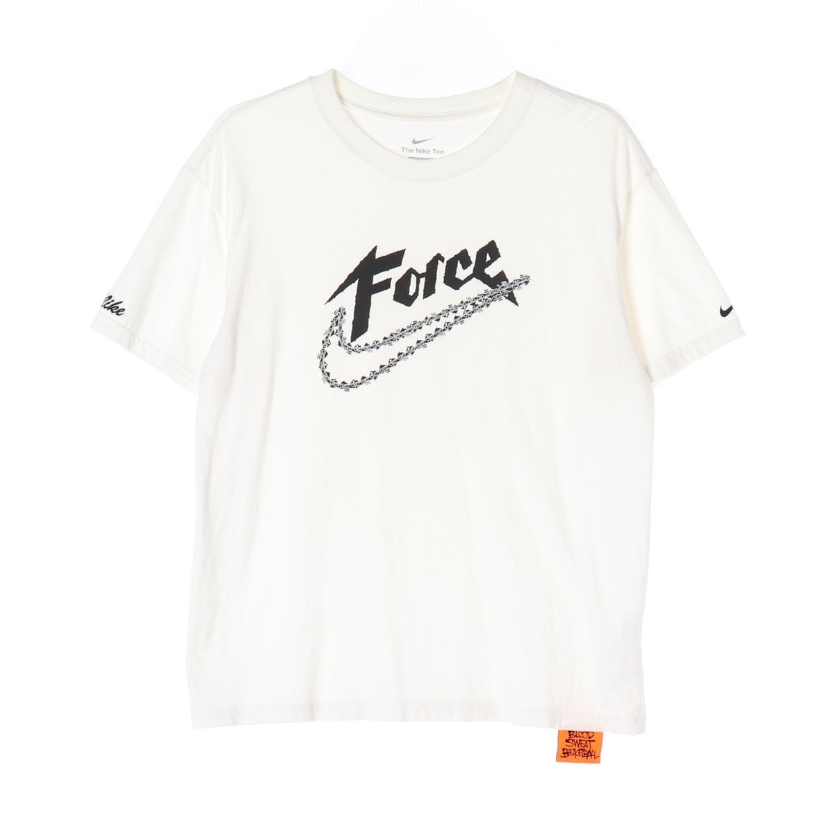 나이키 아이보리 Force 체인 로고 루즈핏 반팔 티셔츠 상세 이미지 1