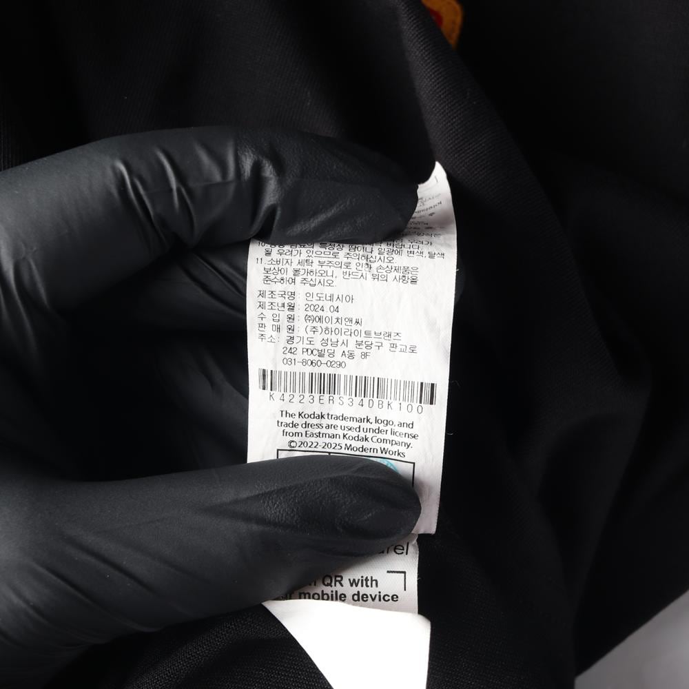 코닥 24SS 블랙 로고패치 반팔 크루넥 티셔츠 상세 이미지 7