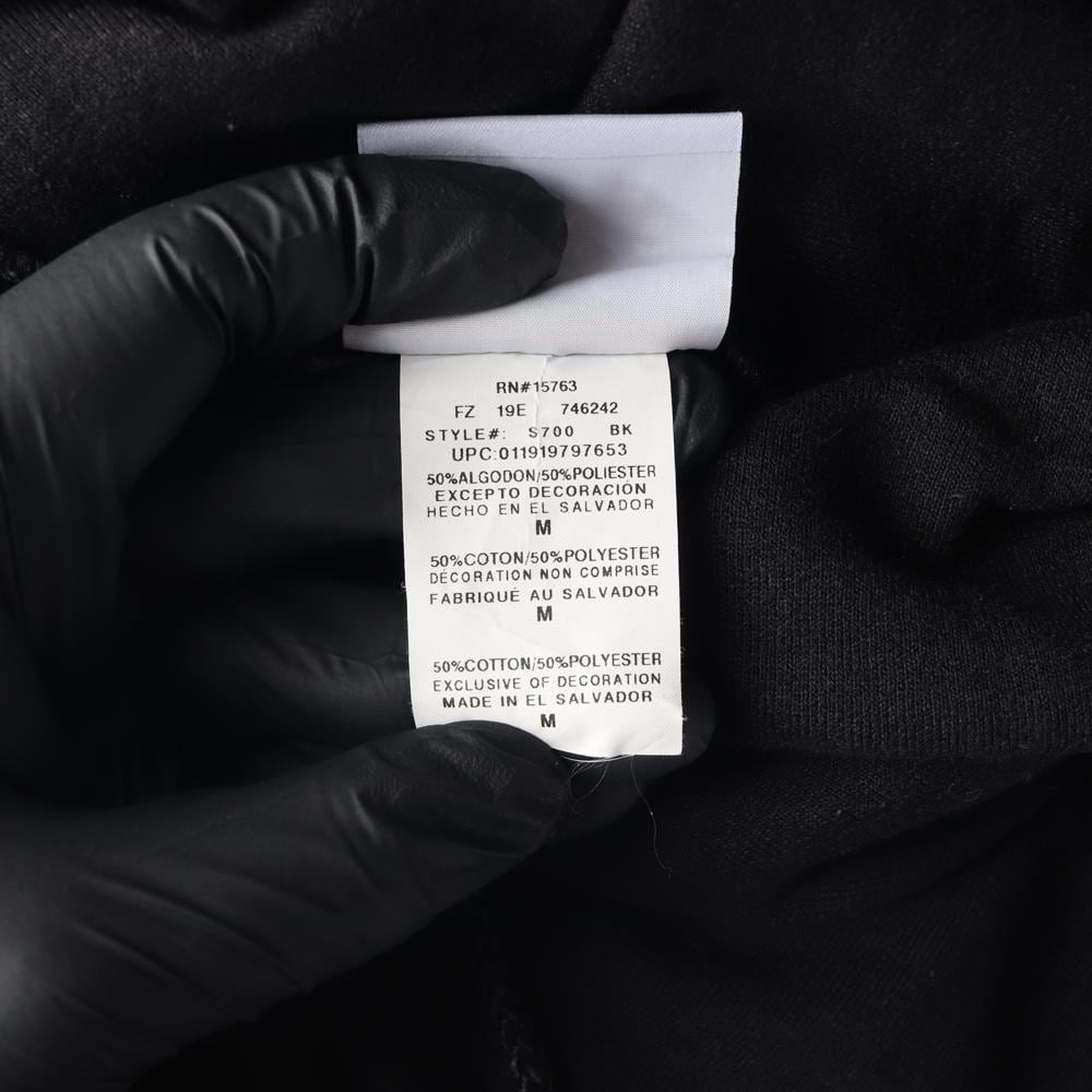챔피온 에코 블랙 로고 오버핏 후디 후드티 상세 이미지 7