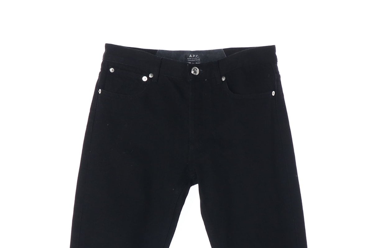 APC아페쎄 W28 블랙진 블랙 데님 청바지 상세 이미지 3