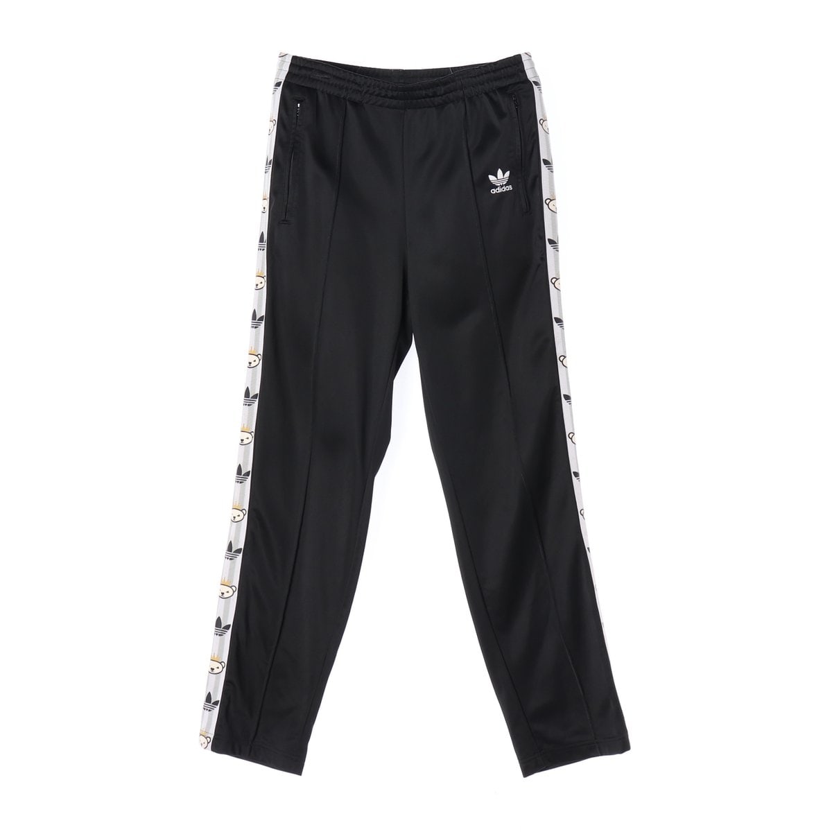 아디다스 블랙 NIGO 곰돌이 슈퍼스타 트랙팬츠 밴딩 바지 이미지 1