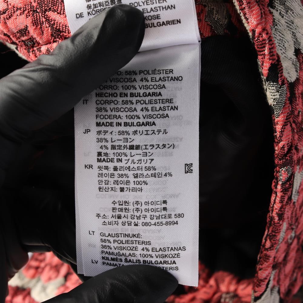 산드로 다니엘라 장미 자카드 미니 플레어스커트 A라인 치마 이미지 6