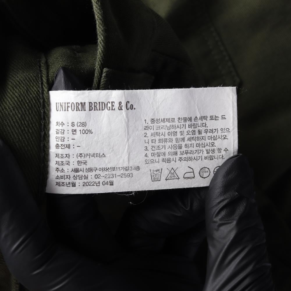 유니폼브릿지 W28 카키 언발 포켓 쇼츠 반바지 치노팬츠 상세 이미지 6