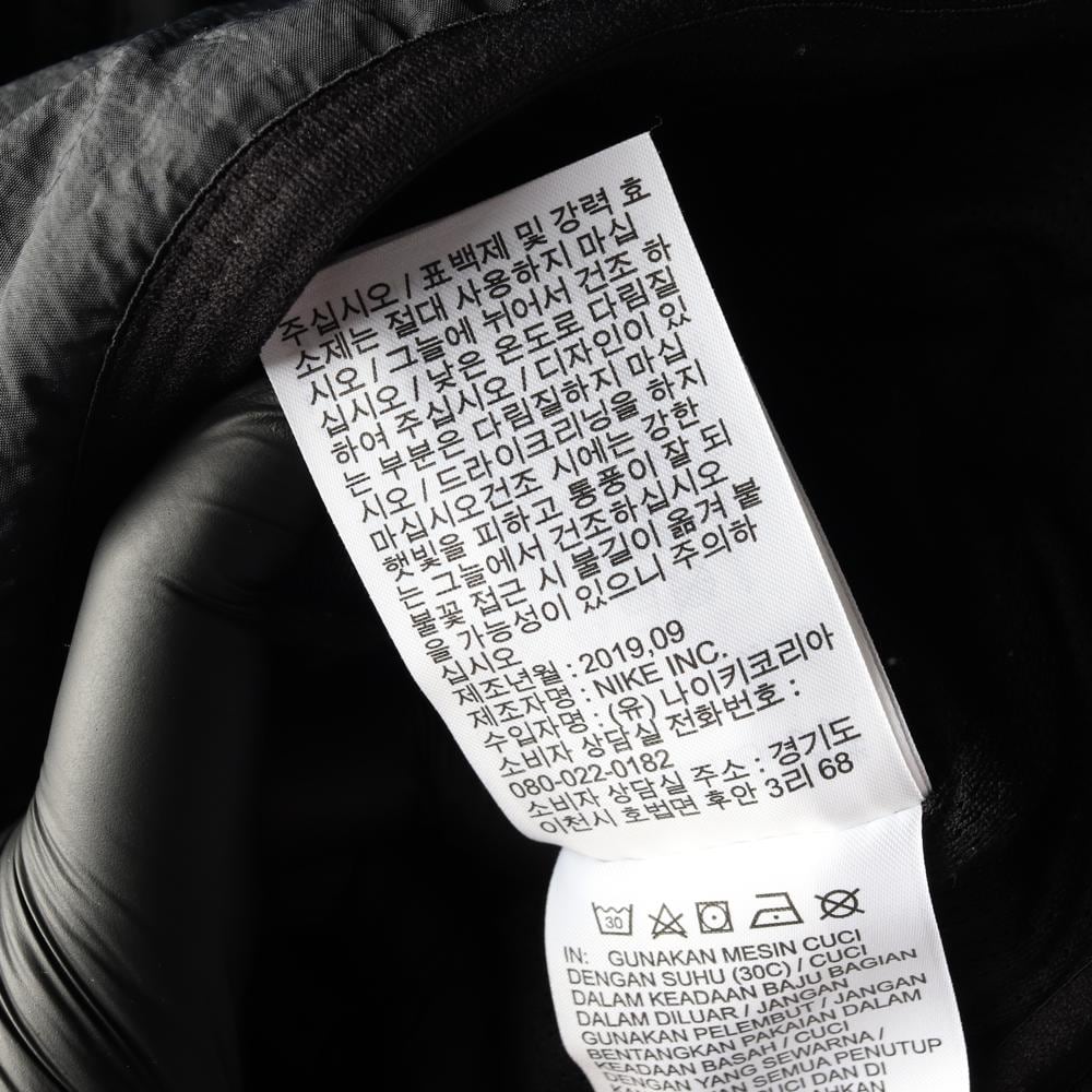 나이키 블랙 헤리티지 셰르파 플리스 하프집업 후드 재킷 상세 이미지 8