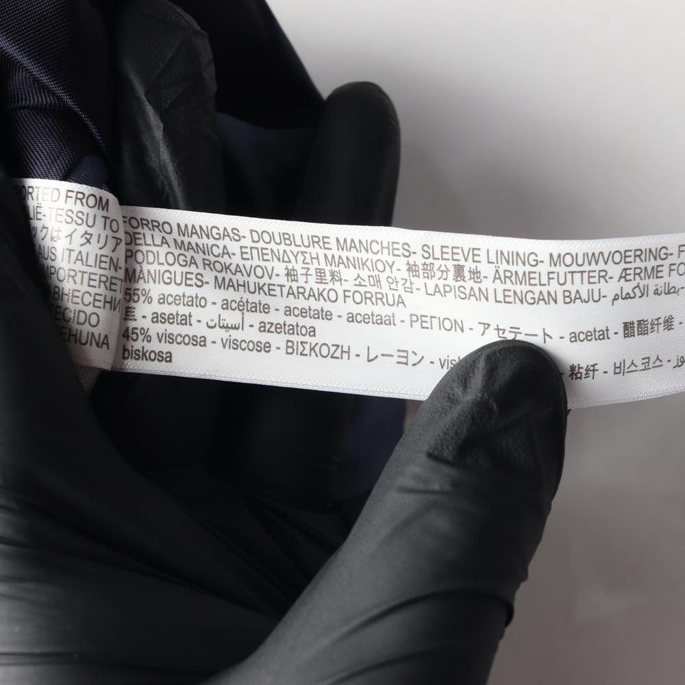 마시모두띠 네이비 체크 블레이저 자켓 싱글브레스티드재킷 이미지 7