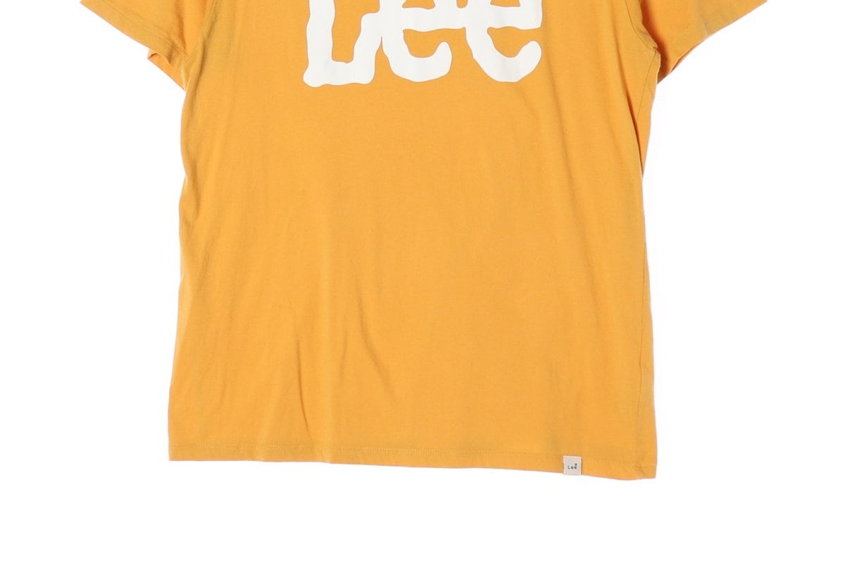 리 Lee 머스터드 로고 프린팅 반팔 티셔츠 상세 이미지 3