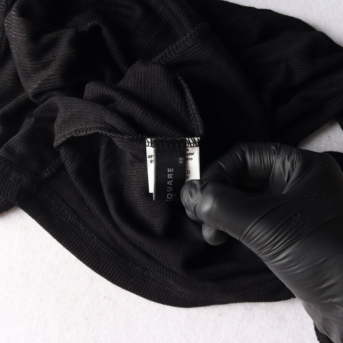 배드블러드 블랙 로고 골지 민소매 나시 탱크탑 상세 이미지 7