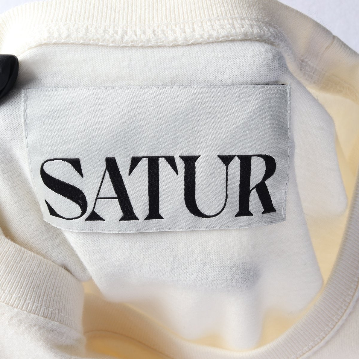 SATUR 세터 아이보리 썬 레트로 그래픽 반팔 티셔츠 이미지 5