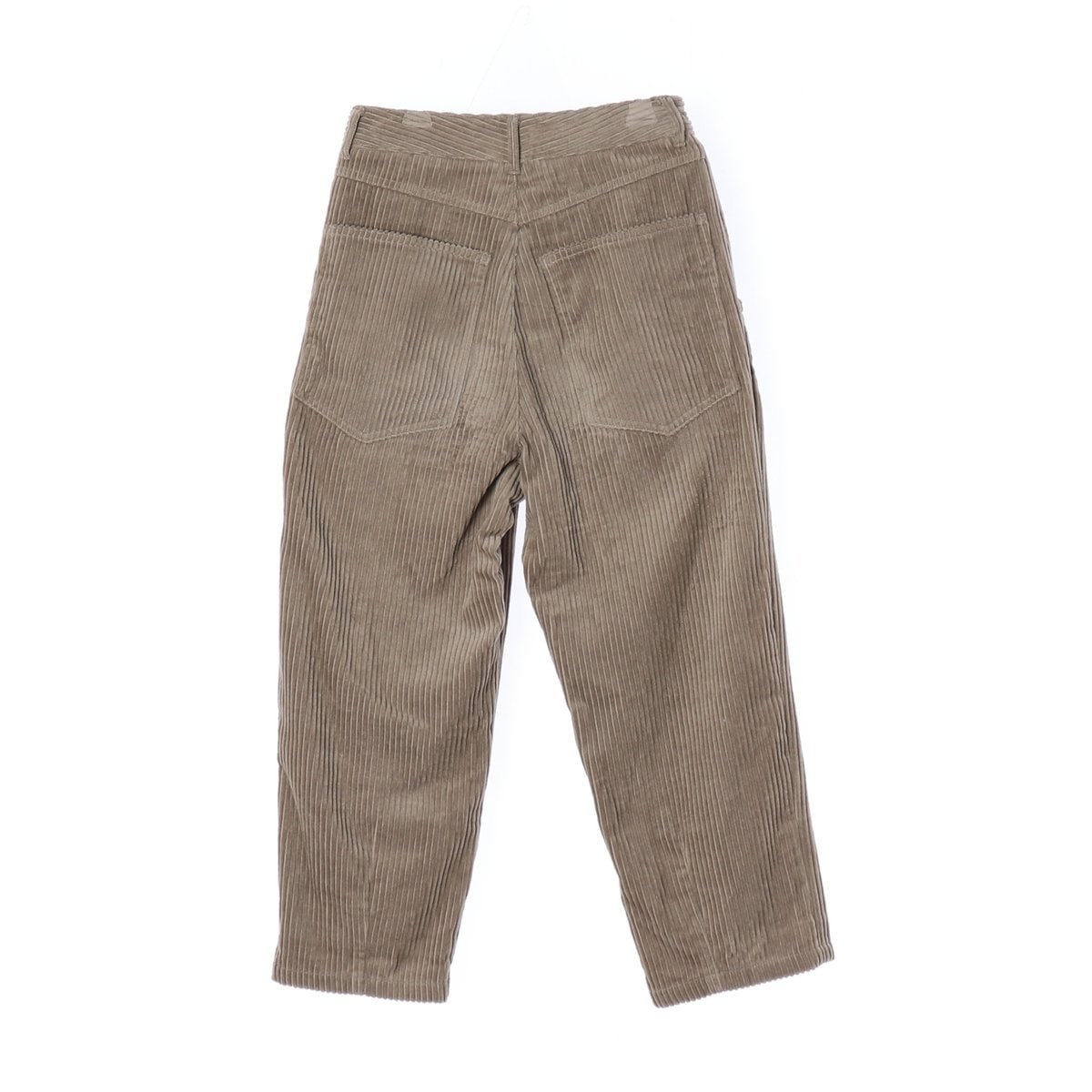 자라 브라운 코듀로이 테이퍼드 치노팬츠 바지 이미지 2