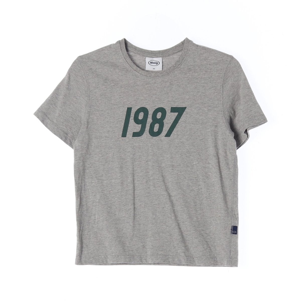 Mmlg 엠엠엘지 그레이 1987프린팅 반팔 티셔츠 상세 이미지 1