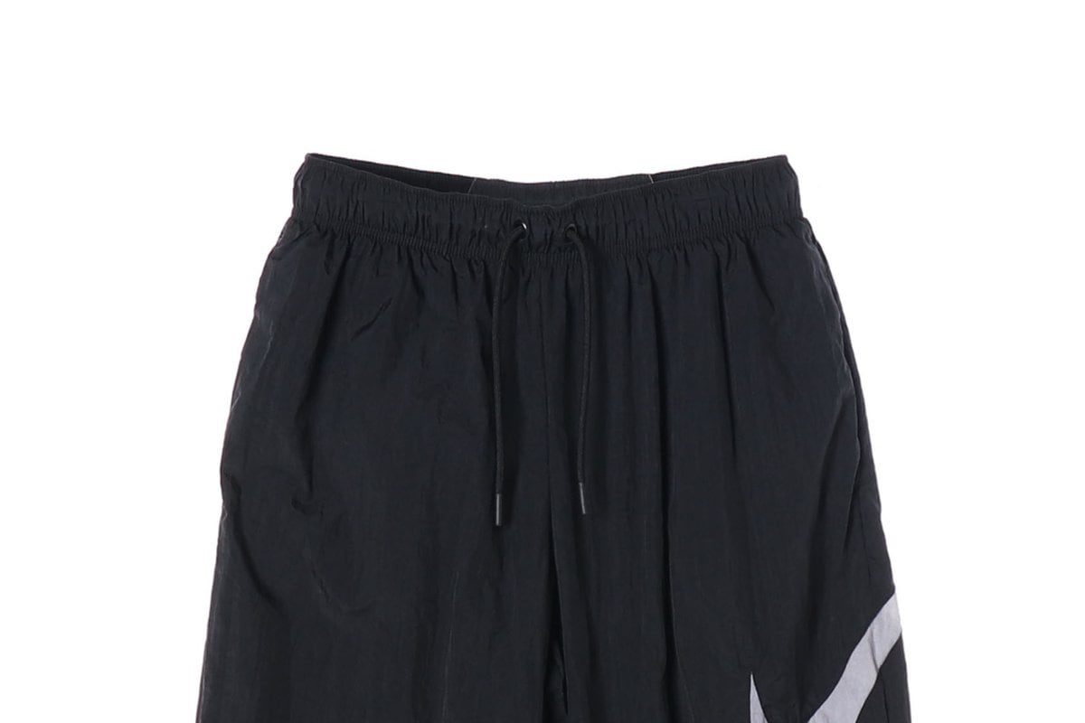 나이키 블랙 스우시 와이드 우븐 밴딩 바지 팬츠 22FW 상세 이미지 3