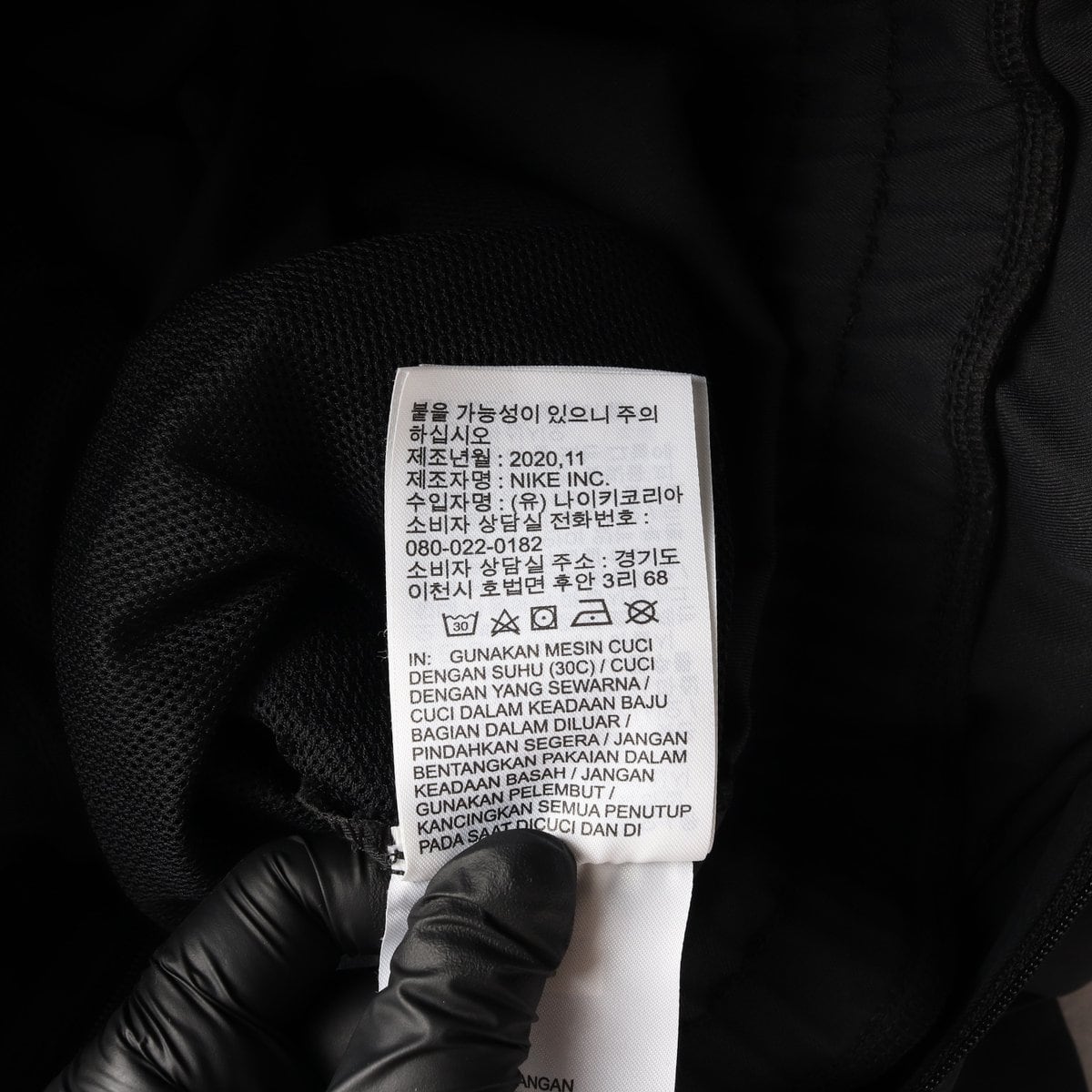 나이키 블랙 스우시 카고 조거 긴팔 워크수트 점프수트 상세 이미지 8