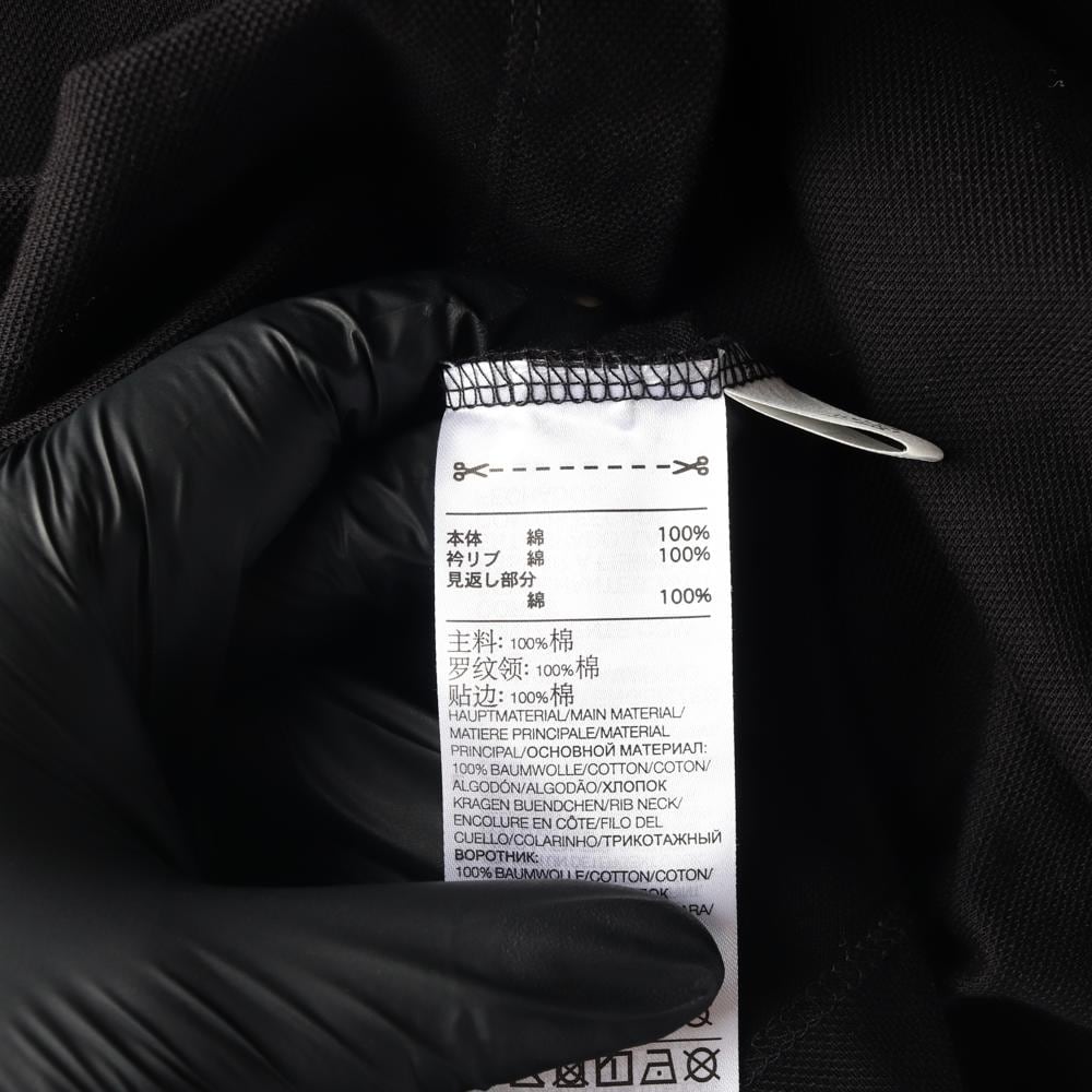 Y-3 블랙 로고 오버핏 반팔 카라티 폴로 티셔츠 상세 이미지 5